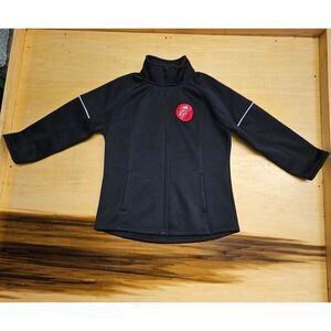 Ohio State Buckeyes‎ Black Full Zip Jacket Women's Medium M(8-10)  Polyester